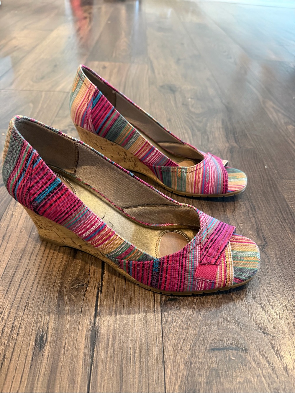 Women's Life Studio Velocity with Memory Foam Multicolor Wedge Shoes